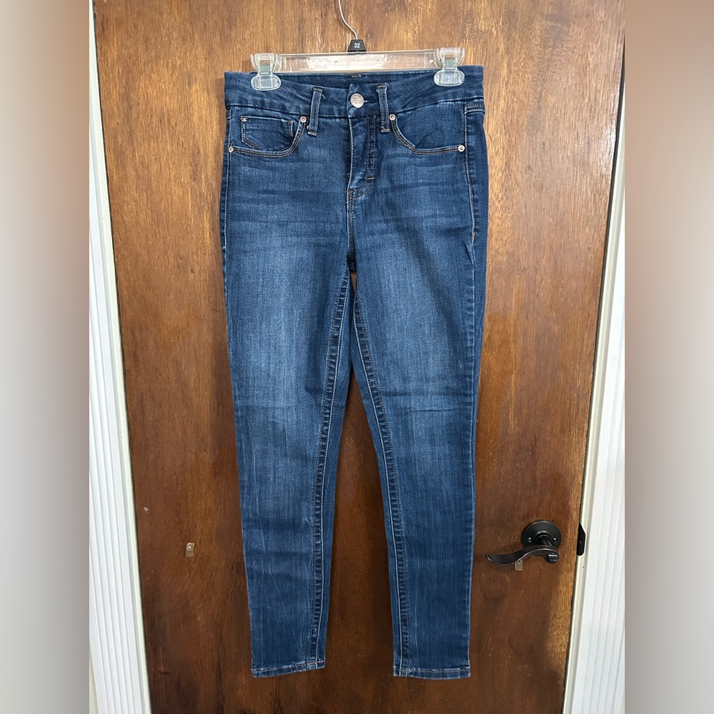 Seven7 Dark Blue Women's Skinny Jeans